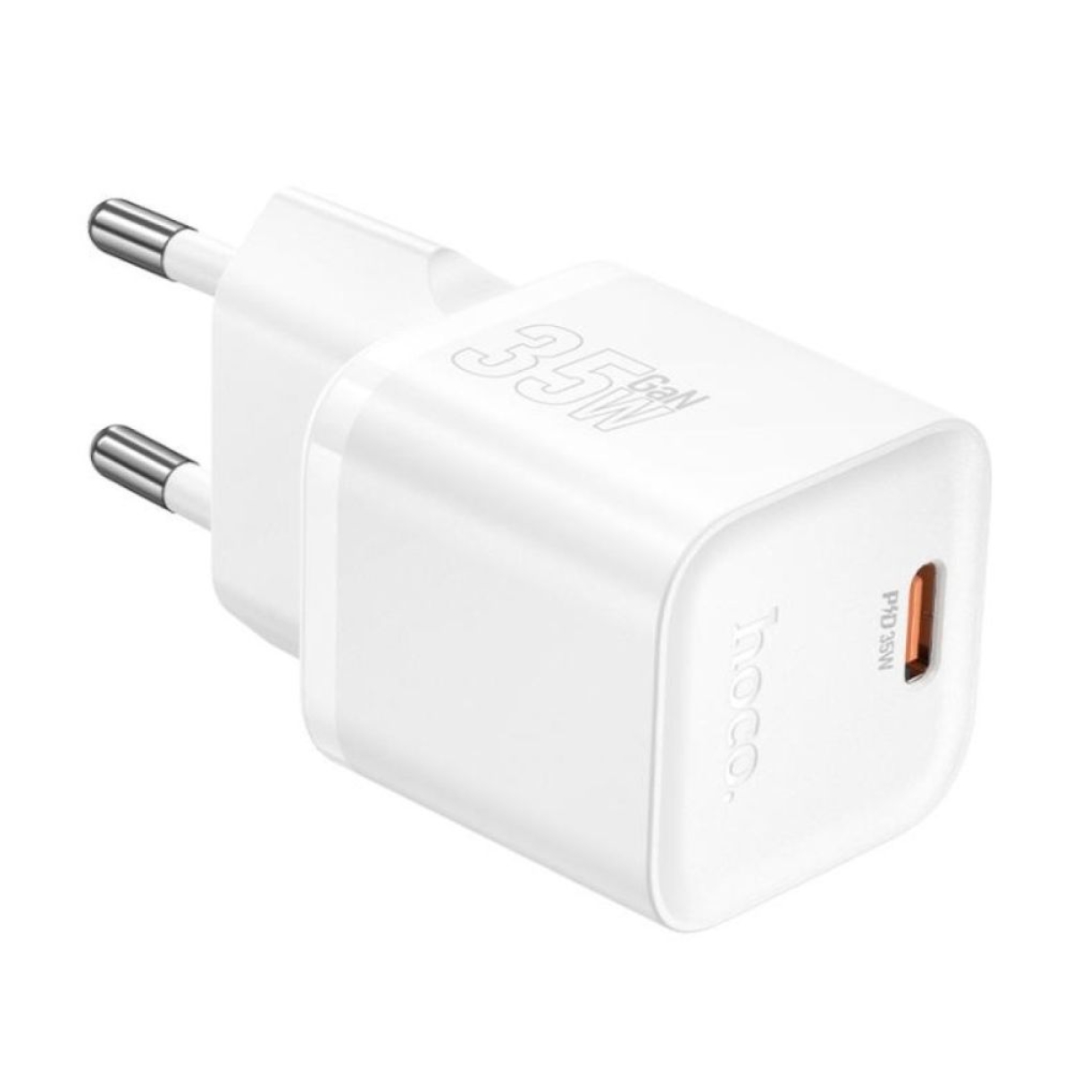 Hoco N66 35W Φορτιστής με Θύρα USB-C PD+QC 3.0 Λευκό