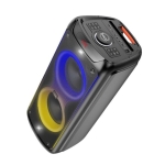 Ηχείο Καραόκε Bluetooth 80W με Διπλά Ηχεία 10” & RGB Φωτισμό Hoco DS58 – Μαύρο