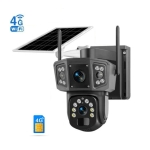 Ηλιακή 4G Κάμερα Ασφαλείας IPC-V380-P3 με Διπλό Φακό 4MP & Περιστροφή 355°