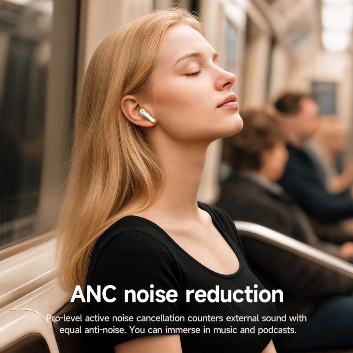 In-ear Bluetooth Handsfree Ακουστικά με Θήκη Φόρτισης Hoco EW88 – Λευκά