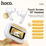 In-ear Bluetooth Handsfree Ακουστικά με Θήκη Φόρτισης Hoco EW88 – Λευκά