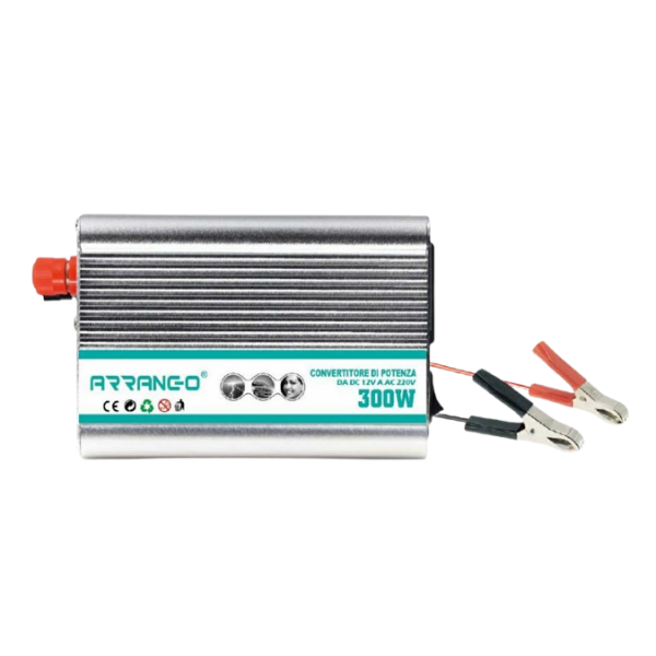 Inverter αυτοκινήτου 300W DC 12V to AC 220V Arrango AP76592