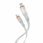 Καλώδιο Φόρτισης & Μεταφοράς Δεδομένων USB Type-C σε Lightning JA056 – PD 30W, Λευκό