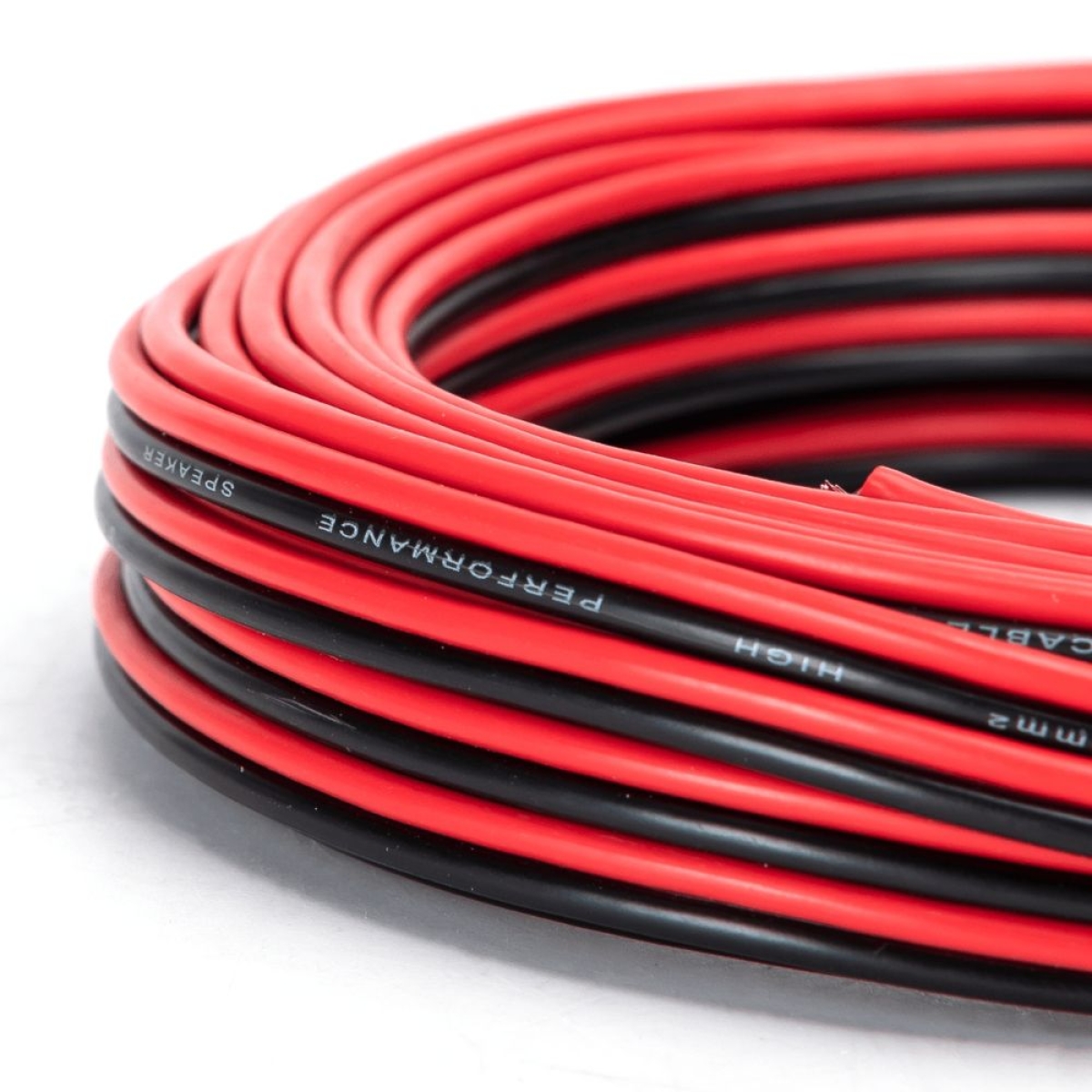 Καλώδιο ηχείων 2X0,75mm² Μαύρο/Κόκκινο 70367