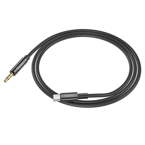 Καλώδιο Ήχου Type-C σε Βύσμα 3.5mm Hoco UPA19 - Μαύρο