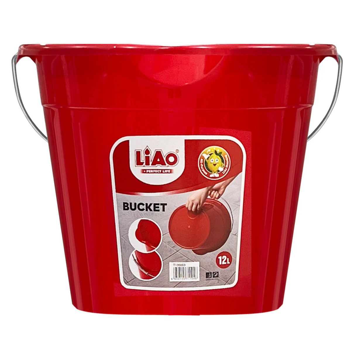 Κουβάς Σφουγγαρίστρας 12L Κόκκινος Liao T130063 - Image 2