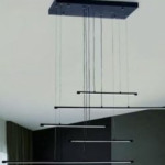 Κρεμαστό Φωτιστικό Οροφής LED 38W Μαύρο Universo LP-43-N3C