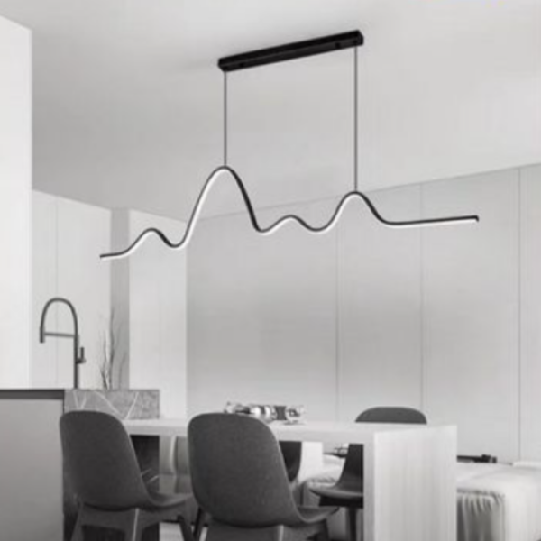 Κρεμαστό Φωτιστικό Οροφής LED 25W Μαύρο Universo B73-NF