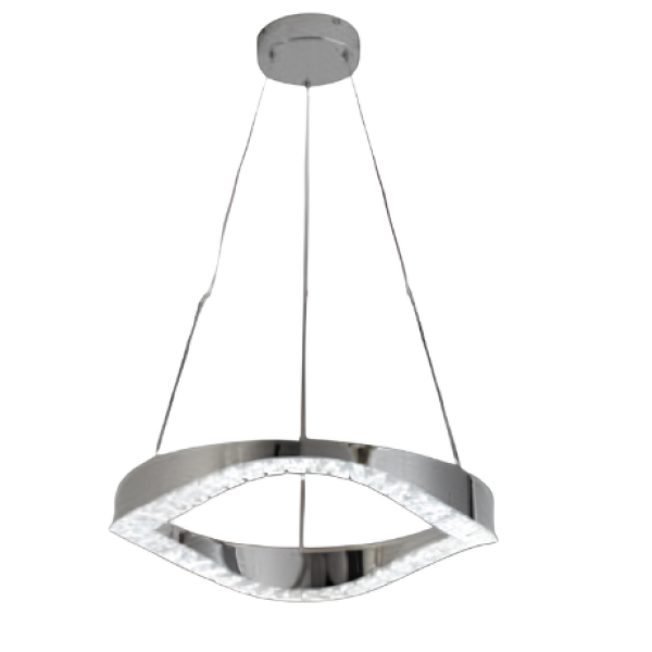 Κρεμαστό LED Φωτιστικό Οροφής Με Κρύσταλλα 25W Universo B72-F