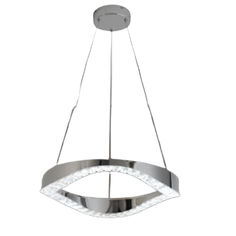 Κρεμαστό LED Φωτιστικό Οροφής Με Κρύσταλλα 25W Universo B72-F