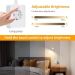 LED Φωτιστικό Τοίχου Aigostar με Πρίζα, USB-A & Type-C, 400lm – 3000K/4000K/6000K
