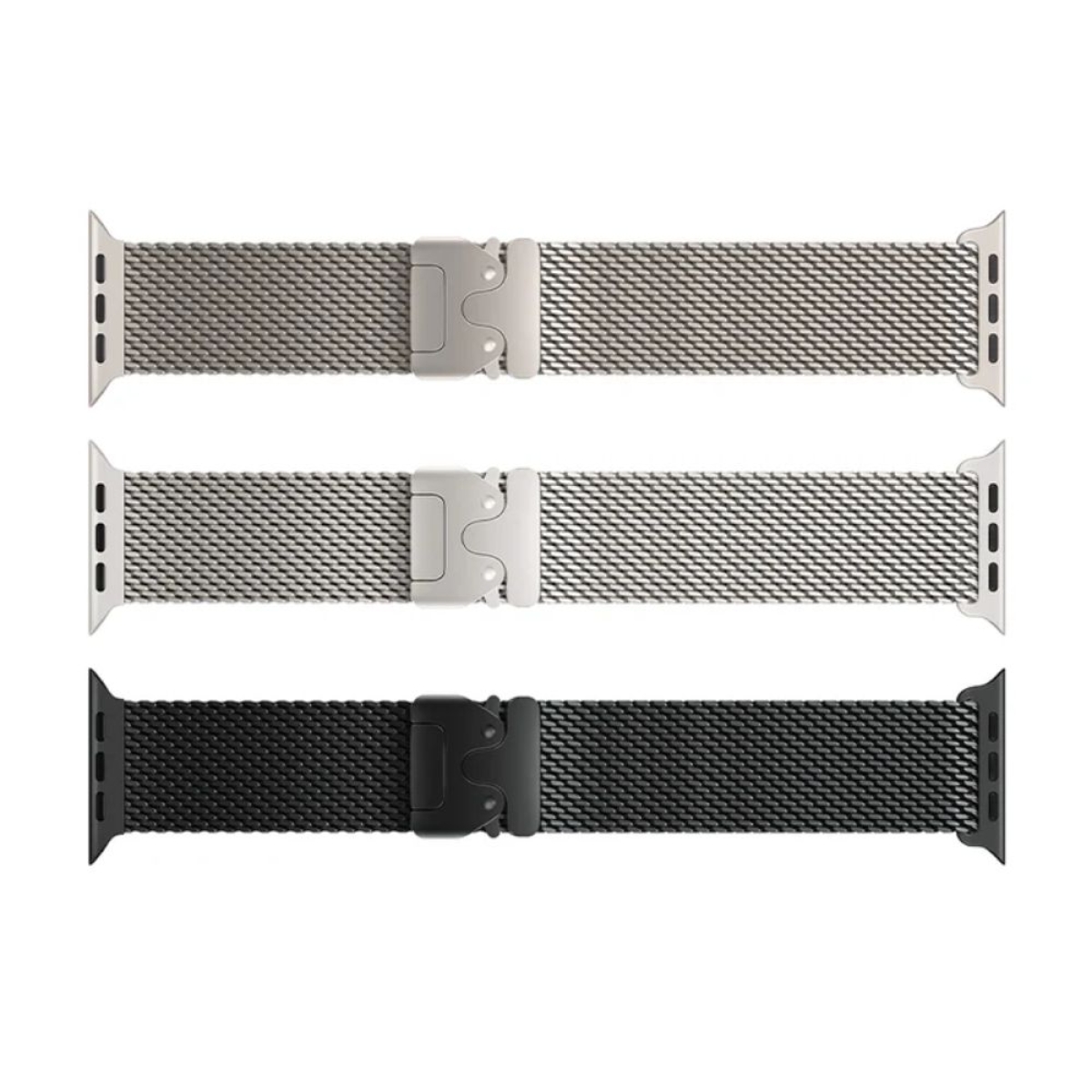 Λουράκι Hoco WA33 από Ανοξείδωτο Ατσάλι για Apple Watch 38/40/41mm & 44/45/46/49mm – Μαύρο