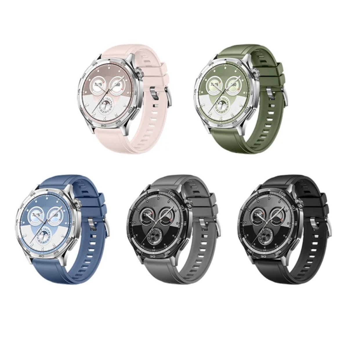 Λουράκι Σιλικόνης Χακί Universal 20-22mm