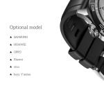 Λουράκι Σιλικόνης Μαύρο Universal 20-22mm