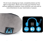 Μάσκα Ύπνου Bluetooth με Ενσωματωμένα Ασύρματα Ακουστικά - Γκρι - Image 2