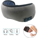 Μάσκα Ύπνου Bluetooth με Ενσωματωμένα Ασύρματα Ακουστικά - Γκρι - Image 5