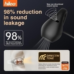 Open-ear Bluetooth Handsfree Ακουστικά με Αντοχή στον Ιδρώτα Hileo Hi75 – Μαύρα