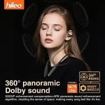 Open-ear Bluetooth Handsfree Ακουστικά με Αντοχή στον Ιδρώτα Hileo Hi75 – Μαύρα