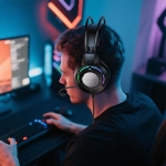 Over Ear Gaming Headset Borofone BO112 με σύνδεση 3.5mm σε Μαύρo Χρώμα