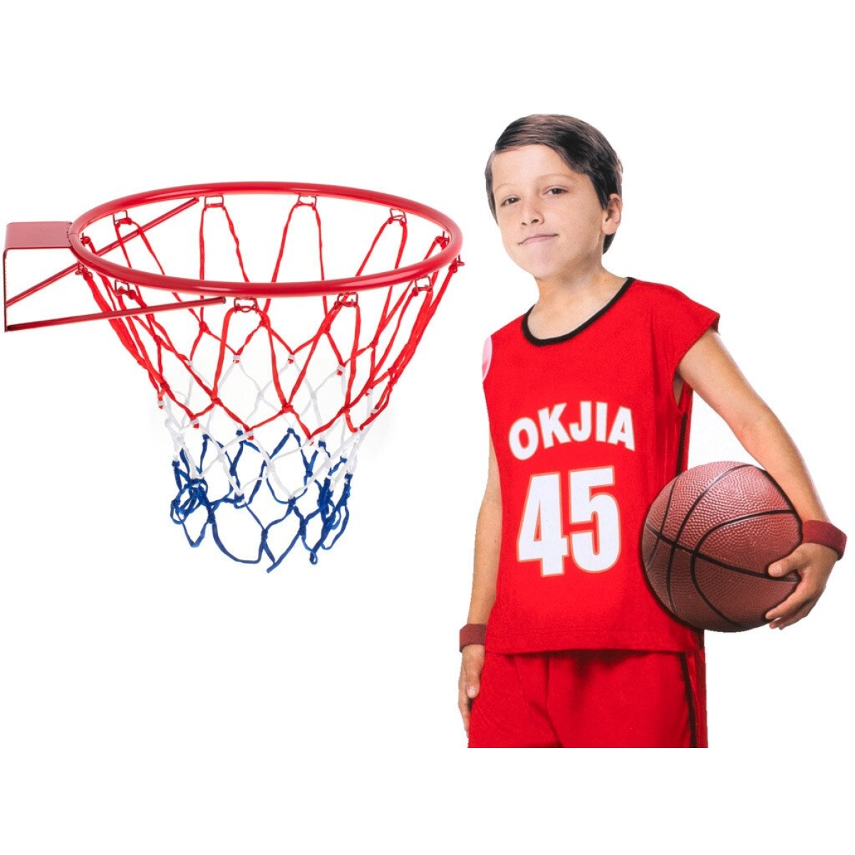Παιδικό Σετ Μπασκέτα, Μπάλα Και Τρόμπα Sport OKJ9102-32A