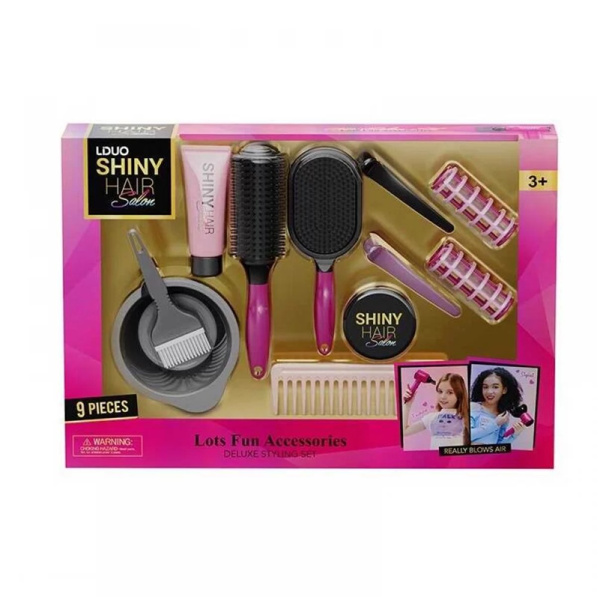Παιδικό Σετ Κομμωτηρίου 9 Τεμαχίων Shiny Hair Salon 626010