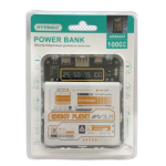 Power Bank 10000mAh Με 4 Ενσωματωμένα Καλώδια Arrango AR60447