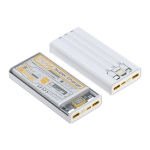 Power Bank 12000mAh Με 3 Ενσωματωμένα Καλώδια Arrango AR60448