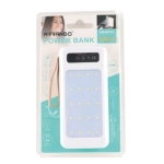 Power Bank 12000mAh Με Φως LED Και 4 Ενσωματωμένα Καλώδια Arrango AR48101