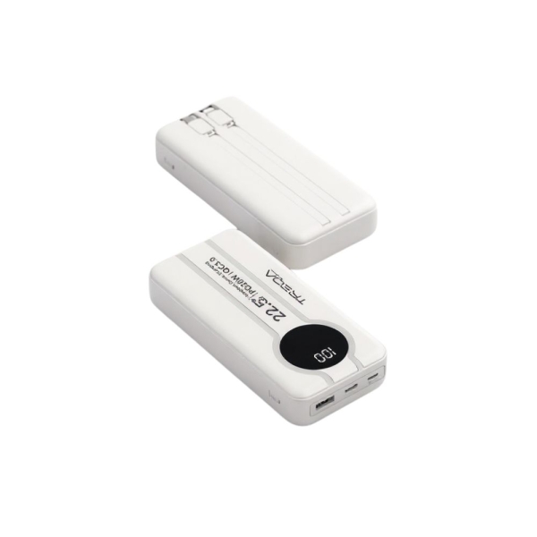 Power Bank 16.800mAh PD20W με Ενσωματωμένα Καλώδια Treqa TR-983