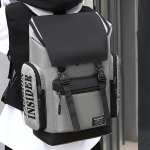 Σακίδιο Πλάτης 31×17×49cm FASHION Γκρι/Μαύρο SDS-28514 - Image 5