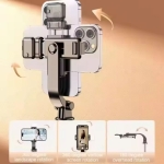 Selfie Stick Τρίποδο Κινητού με Bluetooth Μαύρο R1-L