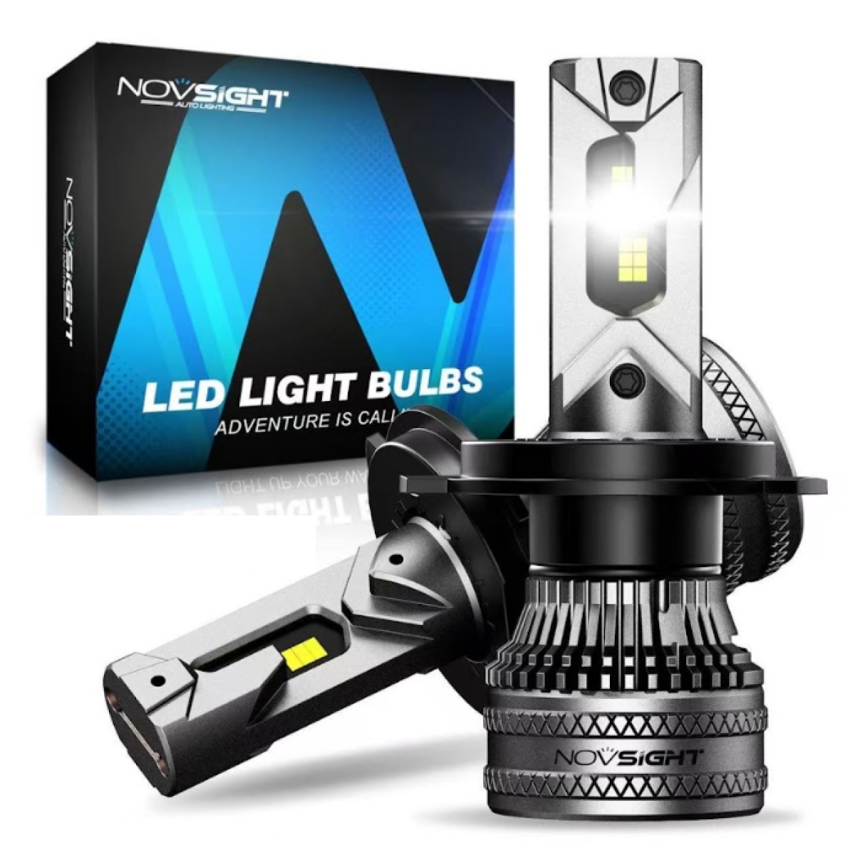 Σετ Λάμπες LED Novsight A500-N96-H4 6500K 200W 45000lm 2τμχ - Image 2