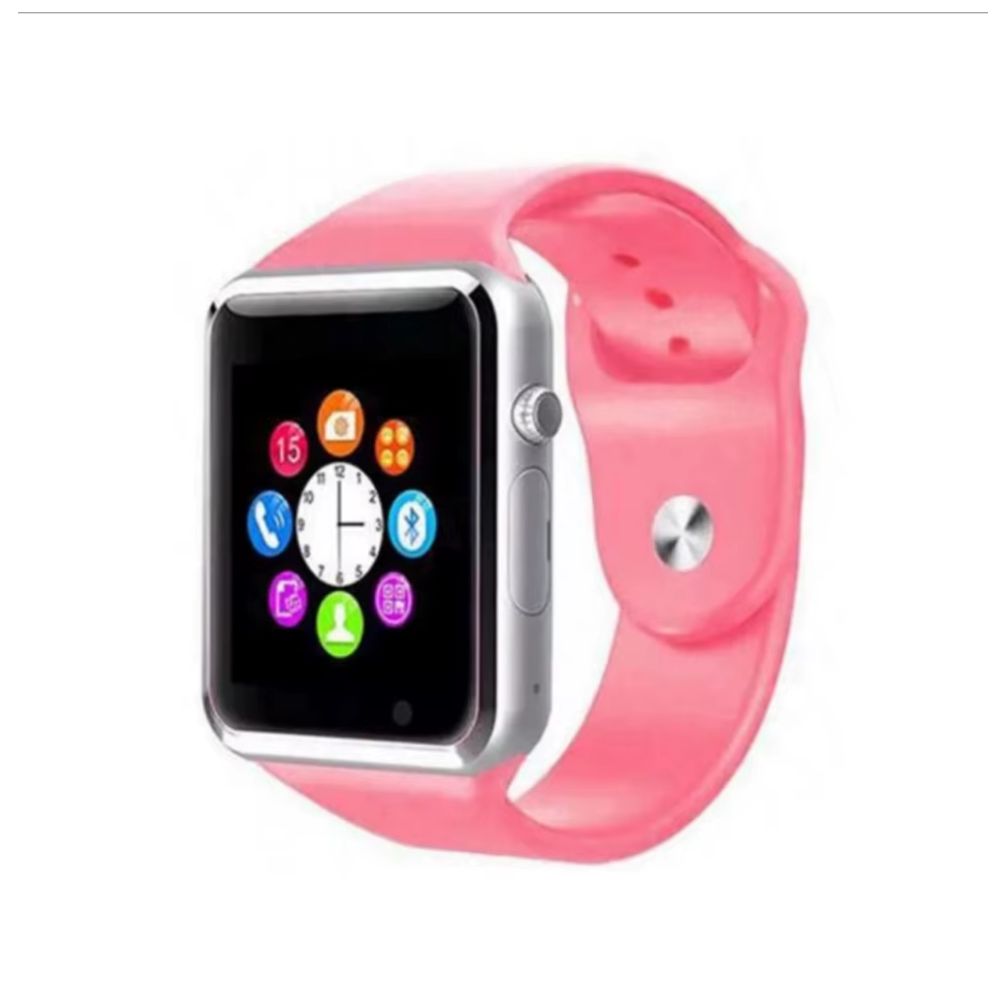 Smartwatch A1 Ρολόι Με Οθόνη 1.54" &Amp; Sim - Ροζ