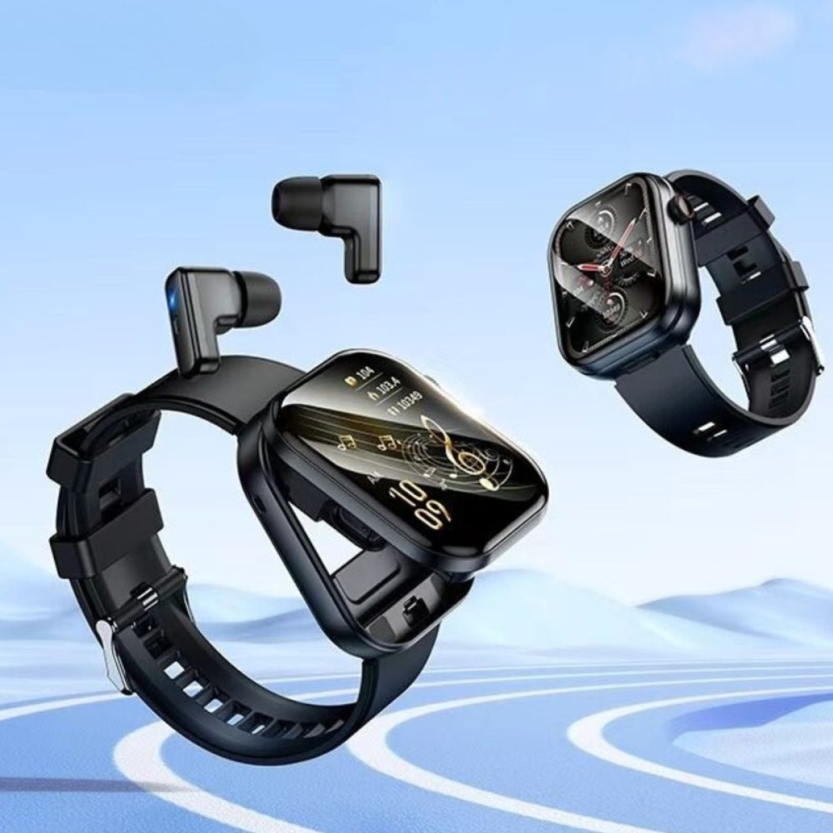 Smartwatch με Παλμογράφο 43mm Hoco DYD05 – Μαύρο