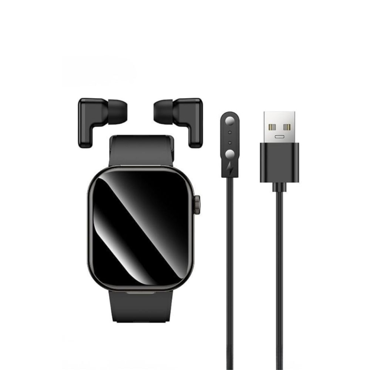 Smartwatch με Παλμογράφο 43mm Hoco DYD05 – Μαύρο