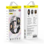 Smartwatch με Παλμογράφο Awei H28, Μαύρο