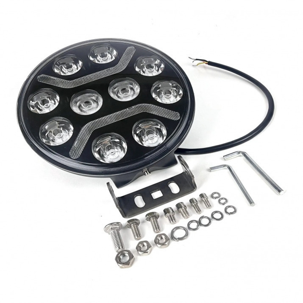 Στρογγυλός Προβολέας Φορτηγού LED 12V 125W HAL127 A06 - Image 2