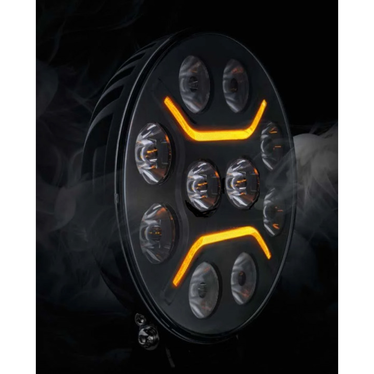 Στρογγυλός Προβολέας Φορτηγού LED 12V 125W HAL127 A06 - Image 4