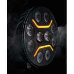 Στρογγυλός Προβολέας Φορτηγού LED 12V 125W HAL127 A06 - Image 4