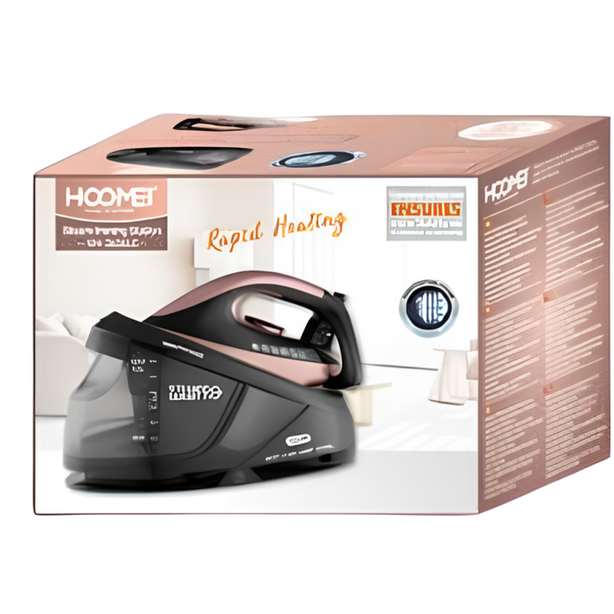 Σύστημα Σιδερώματος 2000W Με Δοχείο Νερού 1.5L Hoomei HM-3636LC