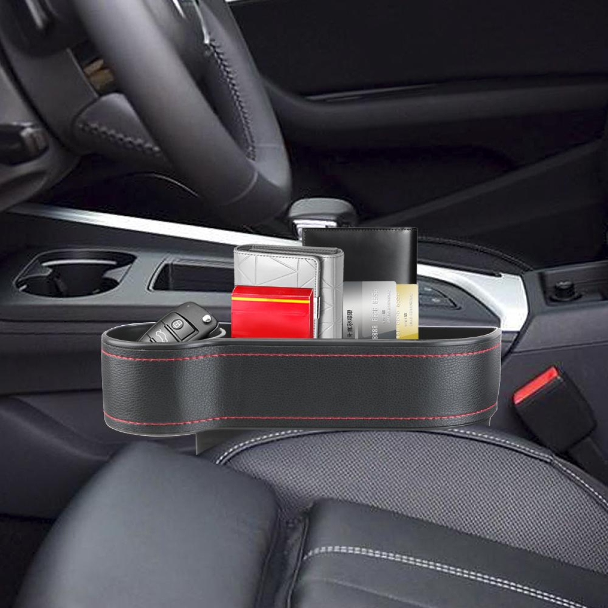 Θήκη Οργάνωσης Αυτοκινήτου με Ποτηροθήκη Δερματίνη Arrango AC48825