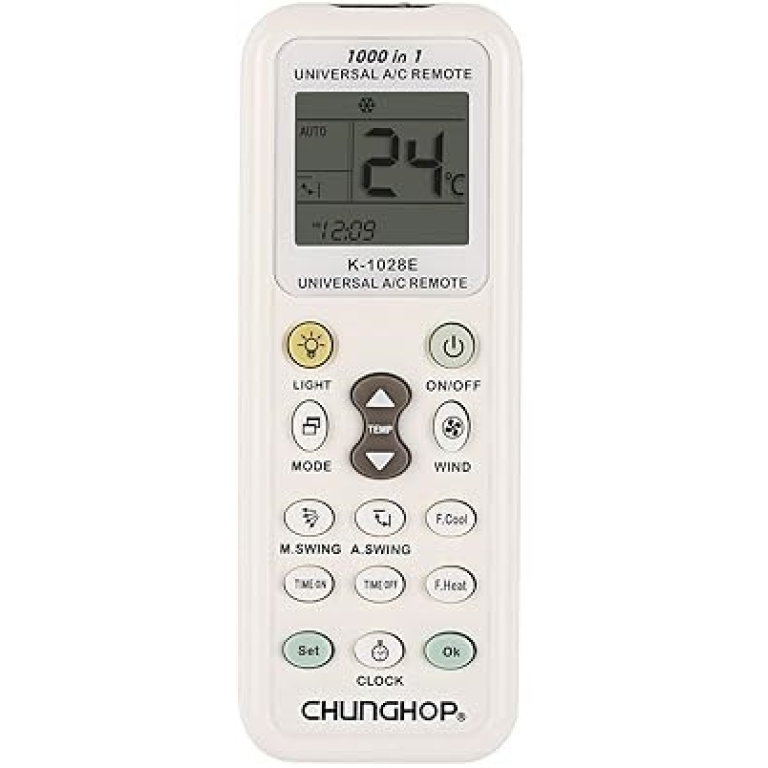 Τηλεχειριστήριο Universal Για Κλιματιστικά Με Φωτισμό LED K-1028E