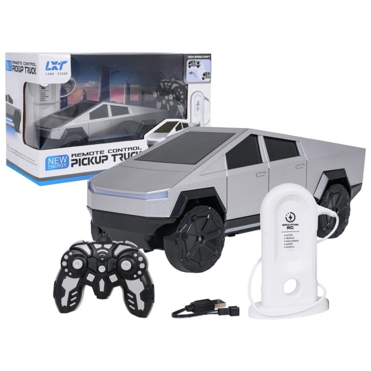 Τηλεκατευθυνόμενο Pickup Truck Με Φώτα Και Ήχους – 9076 - Image 2