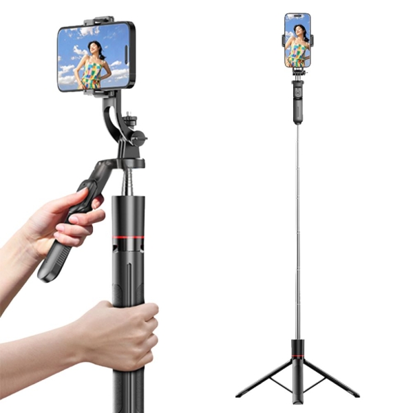 Τρίποδο Selfie Stick Bluetooth F16 για Κινητά – Μαύρο