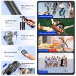 Τρίποδο Selfie Stick Bluetooth F16 για Κινητά – Μαύρο