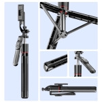 Τρίποδο Selfie Stick Bluetooth F16 για Κινητά – Μαύρο