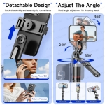Τρίποδο Selfie Stick Bluetooth F16 για Κινητά – Μαύρο