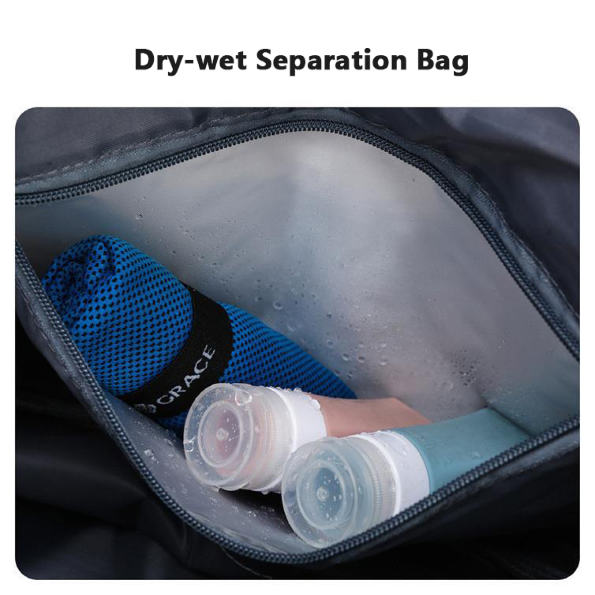 Τσάντα Γυμναστηρίου/Ταξιδίου Ώμου 44×15×44cm SDS-28523 - Image 4