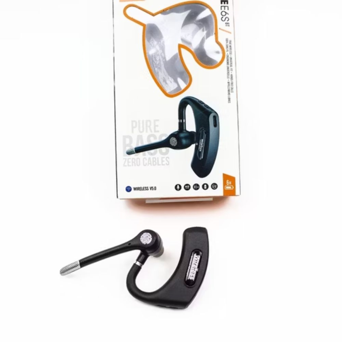 Tune E6S In-ear Bluetooth Handsfree Ακουστικό Μαύρο