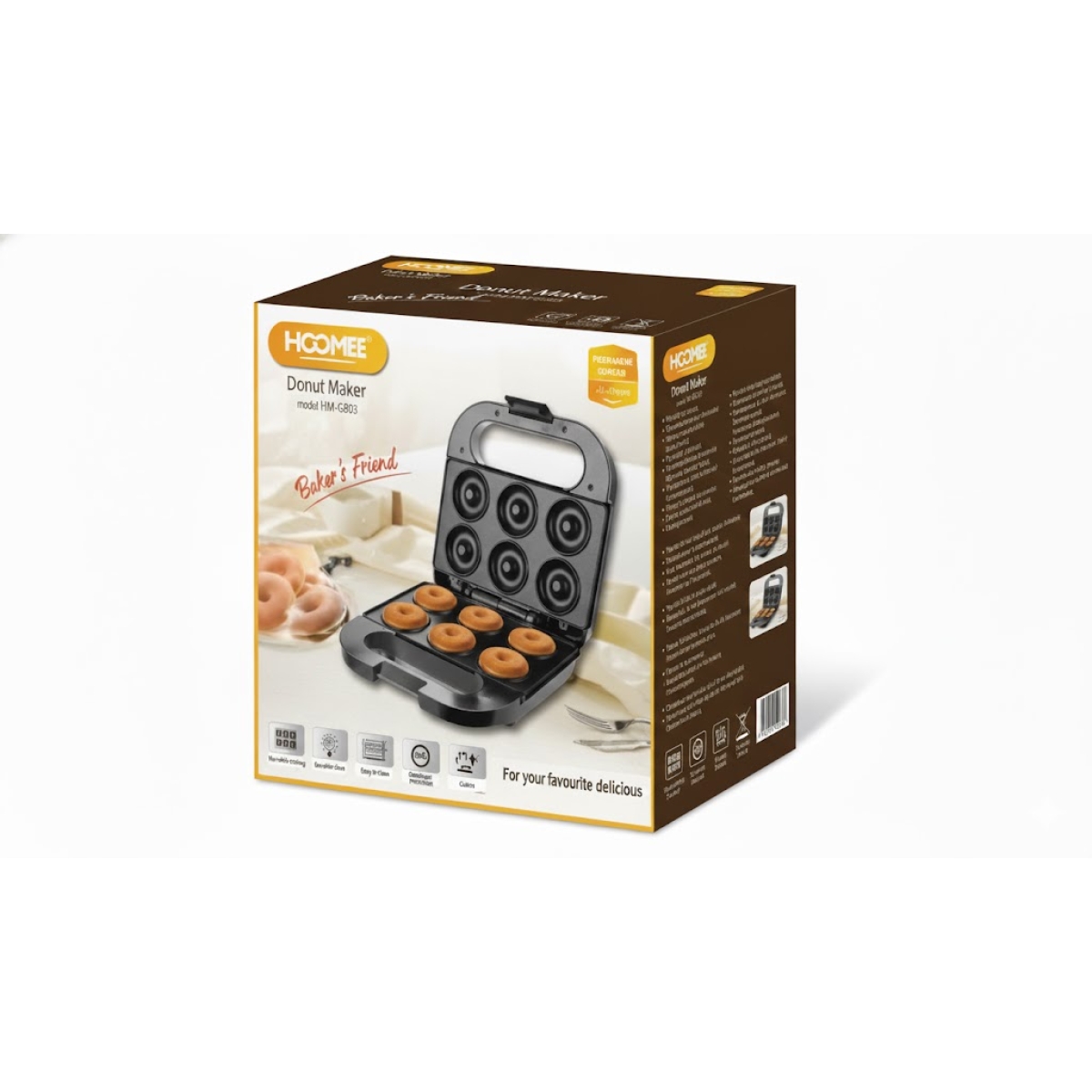 Συσκευή για Donut 6 Θέσεων Hoomei HM-5843
